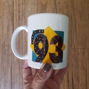 Hallmark Class of 93' Vtg Retro Double Sided Mug
